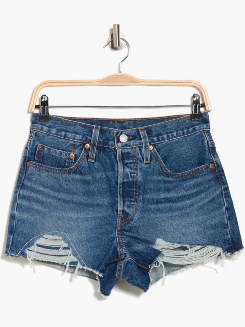 NWT Levi's® 501® Original / Rip & Repair Denim Cutoff
Shorts / size 30